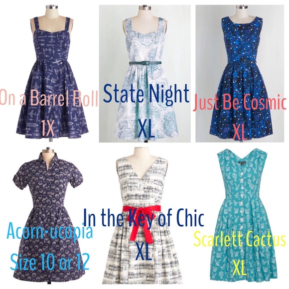 ISO These Modcloth Dresses!!!!!