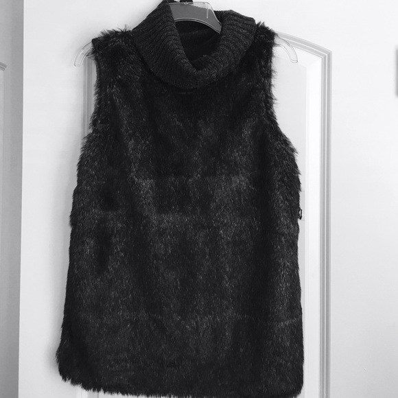 Press Sweaters - Cowl Neck Fur Top