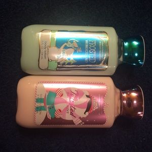 2 bath and body works lotions