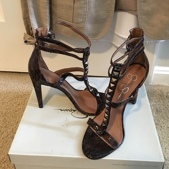 Jessica Simpson Stamped Land Snake Heel