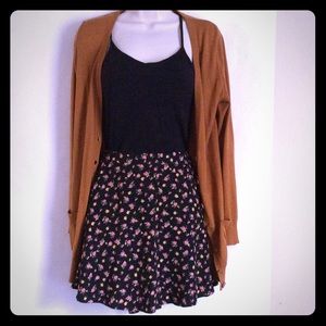Floral skater skirt