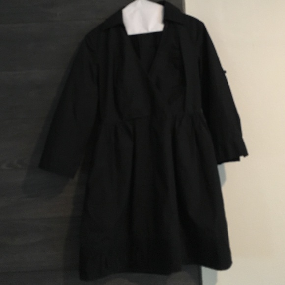 Black dress with sleeves