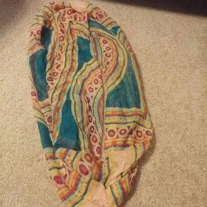 Multi-colored/design infinity scarf