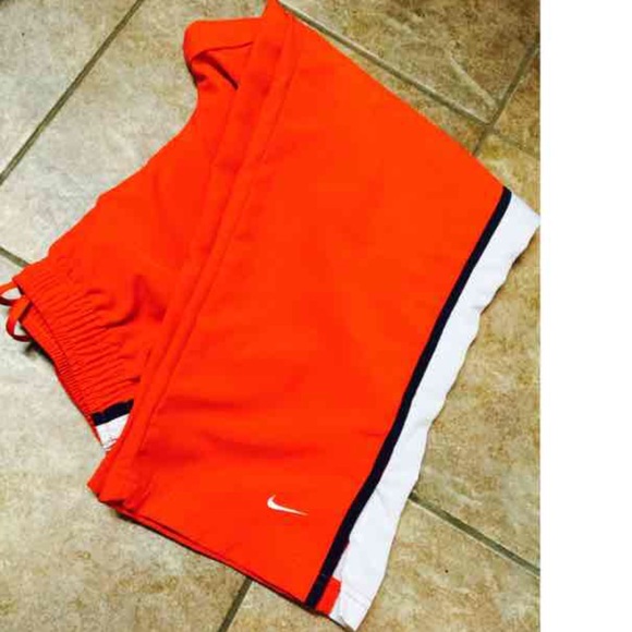 Orange Nike capris