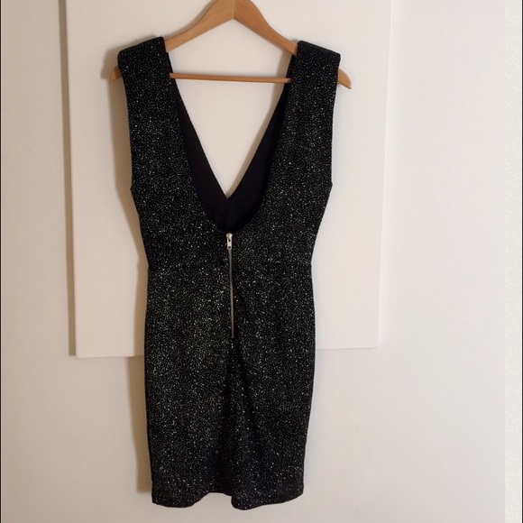 🌟HP🌟Stunning Black Glitter Dress! - Picture 3 of 4
