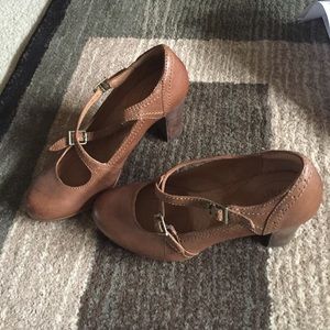 Bundle!!! Brown pump, espadrille, blue coach