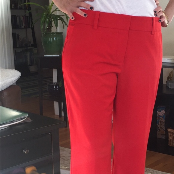 Trina Turk red trousers EUC
