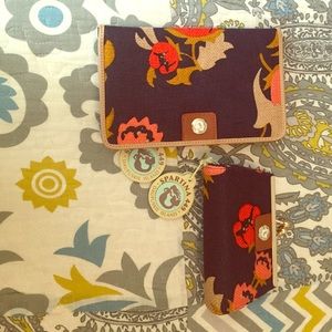 Spartina change purse and wallet