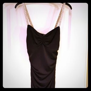 TRADE: Little Black dress with Rhinestone Straps