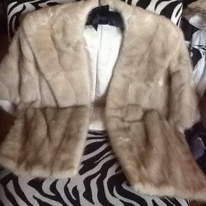 Minx fur shawl