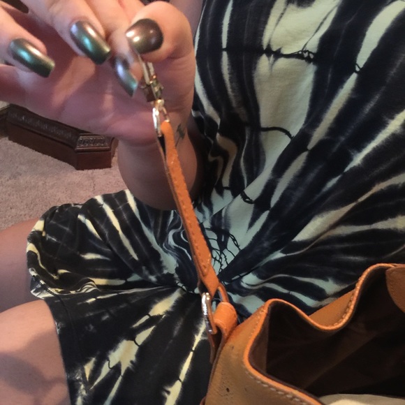 A beautiful camel color large bag