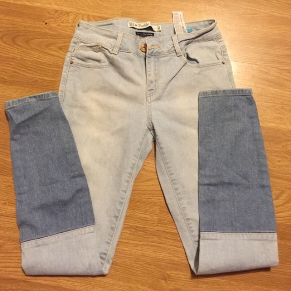 Zara two-toned skinny jeans