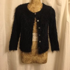 Fuzzy cardigan