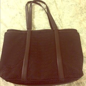 Coach diaper laptop bag