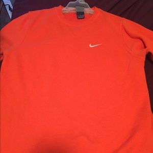 Nike sweatshirt.