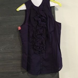 Armani exchange purple blouse