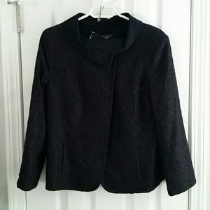 Talbots Navy Lace Jacket 12P Retail  $229