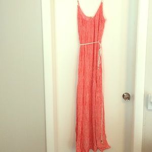Adorable coral Maxi dress