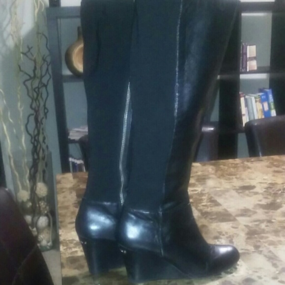 Michael Kors Black Wedge boots