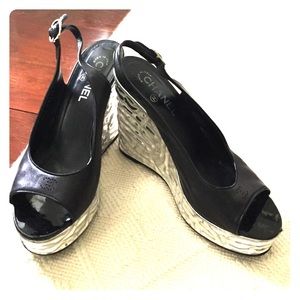 Authentic Chanel wedges