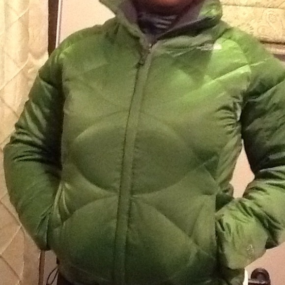 Green North Face Jacket