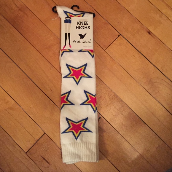 Wet Seal Accessories - Knee Highs Socks stars