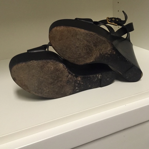 Authentic YSL (Saint Laurent) wedges - Picture 2 of 2