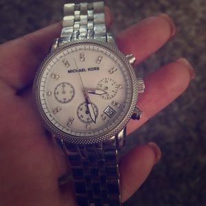 Michael Kors Silver Watch.
