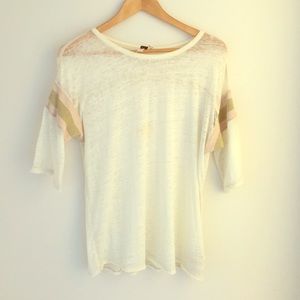 Free people light 3/4 shirt