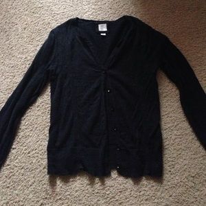 Black cardigan