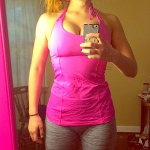 Hot Pink Yoga Tank
