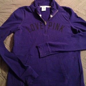 Purple Victoria's Secret PINK pullover size small