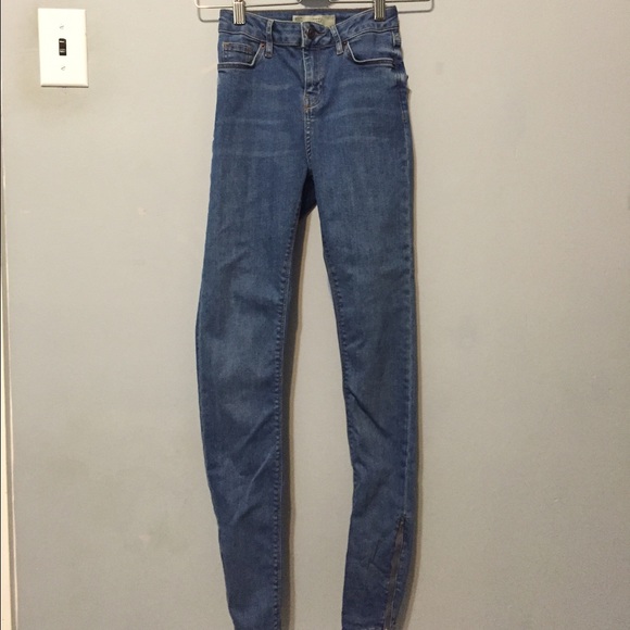 Topshop Dark Wash Jamie Jeans