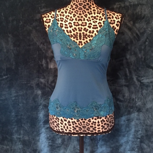 Beautiful Teal Lace Tank