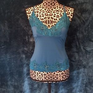 Beautiful Teal Lace Tank