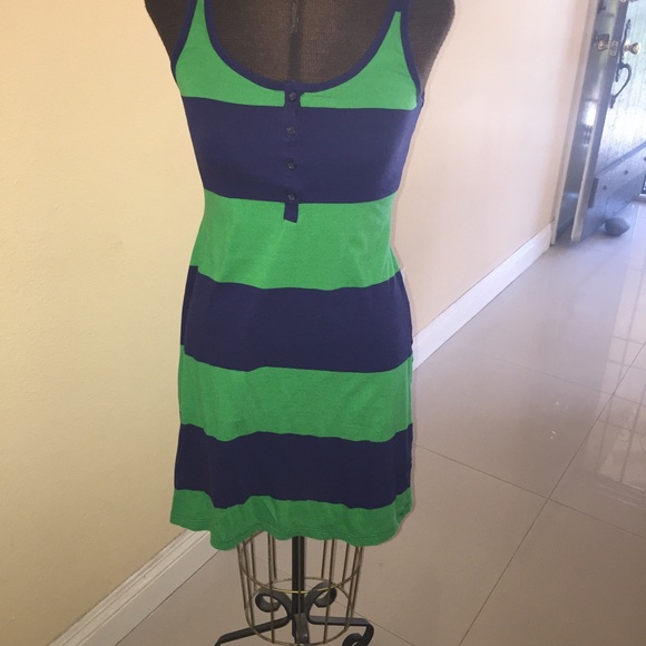 Green/ navy blue dress size [Xs] - Picture 1 of 1