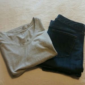 Banana Republic Gray Tee
