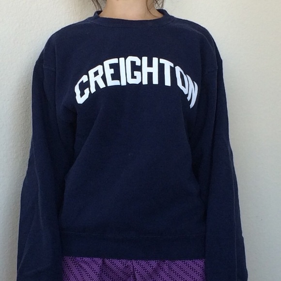 SOLD Creighton crew neck sweatshirt