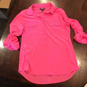 Old navy hot pink shirt