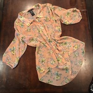 Sheer blouse