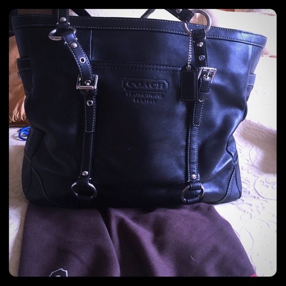 Coach leather purse