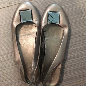 Kenneth Cole shoes. Silver