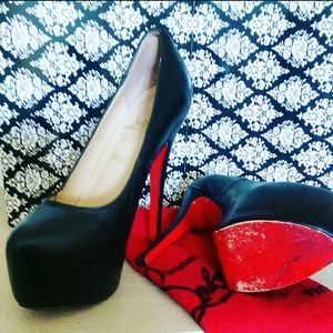 Black Red Soles High Heels