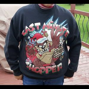 Ugly Christmas Taz sweatshirt