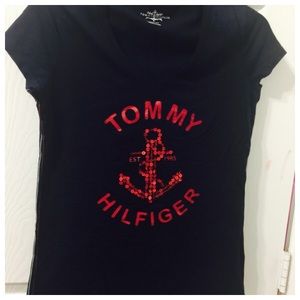 Tommy Hilfiger navy blue shirt