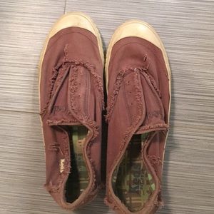 Keds shoes . Brown slip on