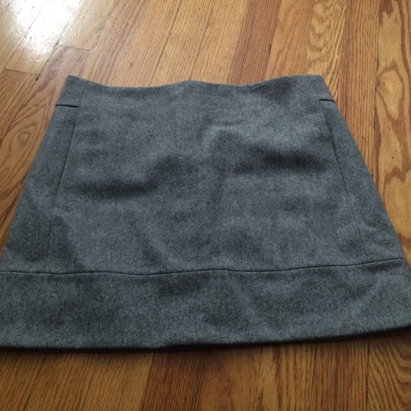 J.Crew boiled wool miniskirt