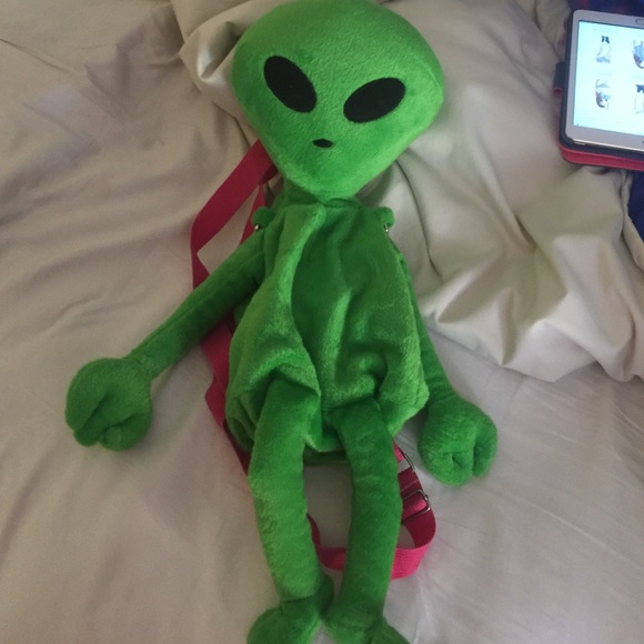 alien plush backpack