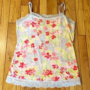 Ann Taylor Floral Camisole