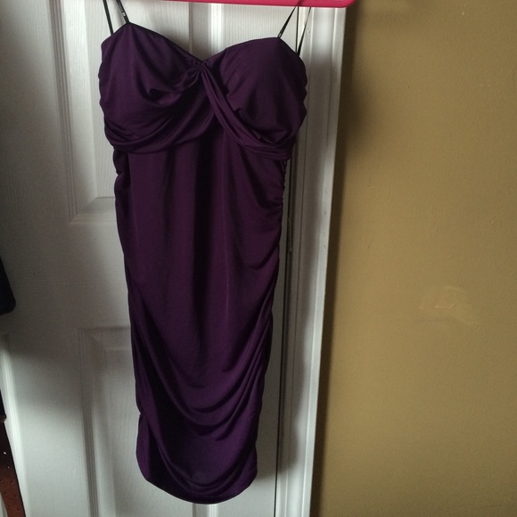 Forever 21 strapless dress with ruching
